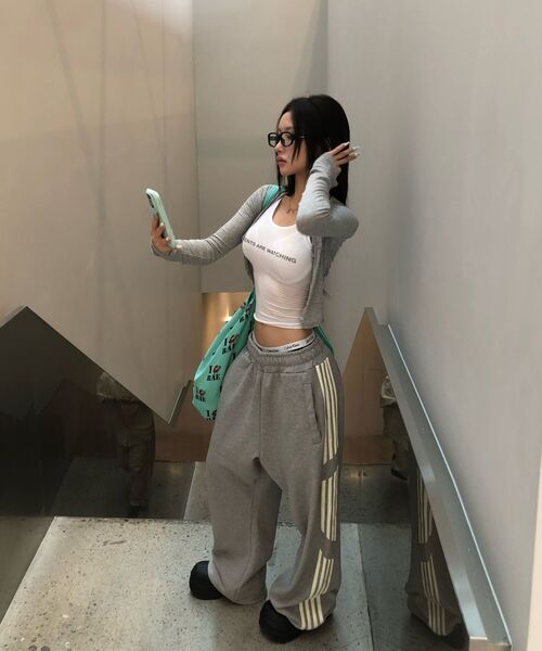 DAUSPICE(ディーオスピス)の「(DUC) The Sweatpants Gray(スウェットパンツ・レディース・チャコールグレー・LARGE/MEDIUM)」の8枚目の写真