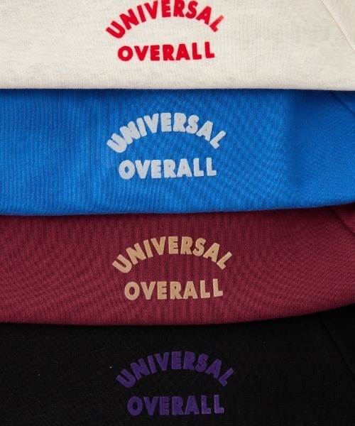 UNIVERSAL OVERALL（ユニバーサルオーバーオール）の「[UNIVERSAL OVERALL/ユニバーサルオーバーオール] 別注 フロッキーロゴ ラグランスリーブスウェット（スウェット・レディース・ブルー/ブラック/オートミール/バーガンディー・F）」の15枚目の写真