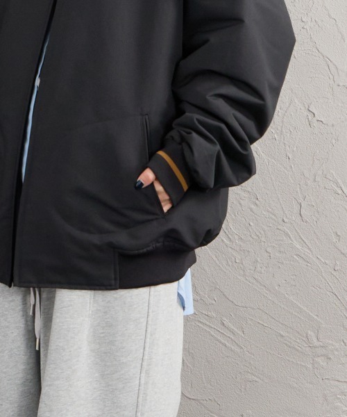 FRED PERRY（フレッドペリー）の「【WEB先行予約】[FRED PERRY/フレッドペリー] 別注 テニスボンバージャケット（ブルゾン・レディース・ダークグリーン/ブラック・S/M/XL/L）」の13枚目の写真