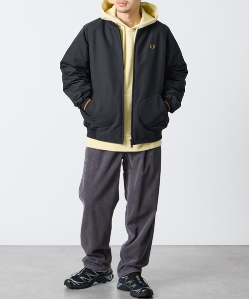 FRED PERRY（フレッドペリー）の「【WEB先行予約】[FRED PERRY/フレッドペリー] 別注 テニスボンバージャケット（ブルゾン・レディース・ダークグリーン/ブラック・S/M/XL/L）」の17枚目の写真