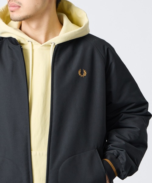 FRED PERRY（フレッドペリー）の「【WEB先行予約】[FRED PERRY/フレッドペリー] 別注 テニスボンバージャケット（ブルゾン・レディース・ダークグリーン/ブラック・S/M/XL/L）」の20枚目の写真