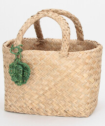 toca/トーカ 別注 チャーム付き BASIC SEAGRASS TOTE/シーグラス トートバッグ