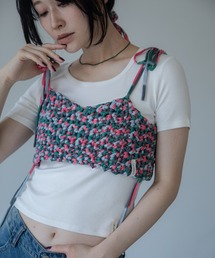 ハンドメイドミックスカラービスチェ/シュシュ/新色追加