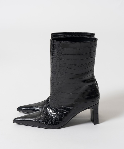 PRANK PROJECT(プランクプロジェクト)の「【2026Autumn Pre-Order】ワイドショートブーツ / Wide Short Boots(ブーツ・レディース・ダークブラウン/ブラック・38/37/36)」の12枚目の写真