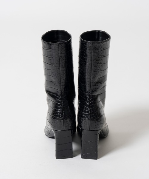 PRANK PROJECT(プランクプロジェクト)の「【2026Autumn Pre-Order】ワイドショートブーツ / Wide Short Boots(ブーツ・レディース・ダークブラウン/ブラック・38/37/36)」の13枚目の写真