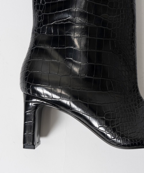 PRANK PROJECT(プランクプロジェクト)の「【2026Autumn Pre-Order】ワイドショートブーツ / Wide Short Boots(ブーツ・レディース・ダークブラウン/ブラック・38/37/36)」の15枚目の写真