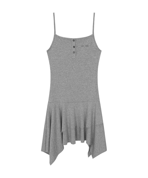 ASON(アズオン)の「MARE FRILL DRESS / GRAY(ワンピース・レディース・その他・FREE)」の2枚目の写真