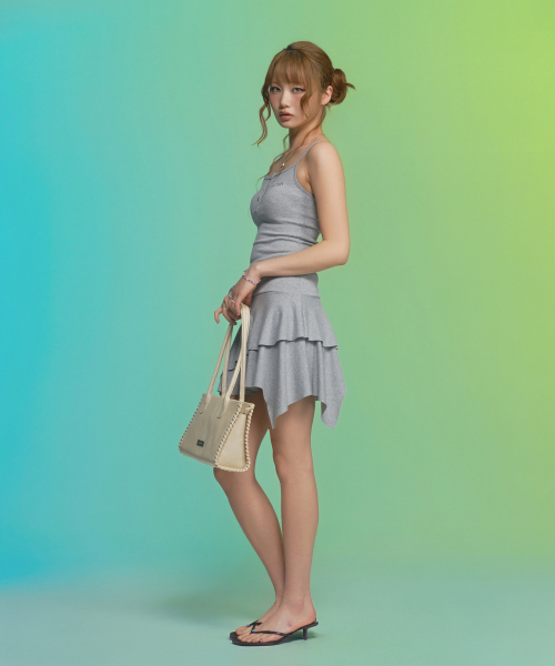 ASON(アズオン)の「MARE FRILL DRESS / GRAY(ワンピース・レディース・その他・FREE)」の12枚目の写真