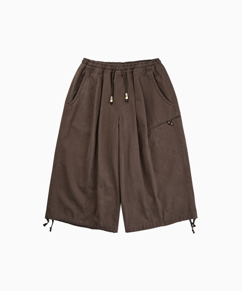 HELLO SUNRISE(ハローサンライズ)の「HS Balloon Easy Shorts_Brown(その他パンツ・レディース・ブラウン・OS)」の8枚目の写真