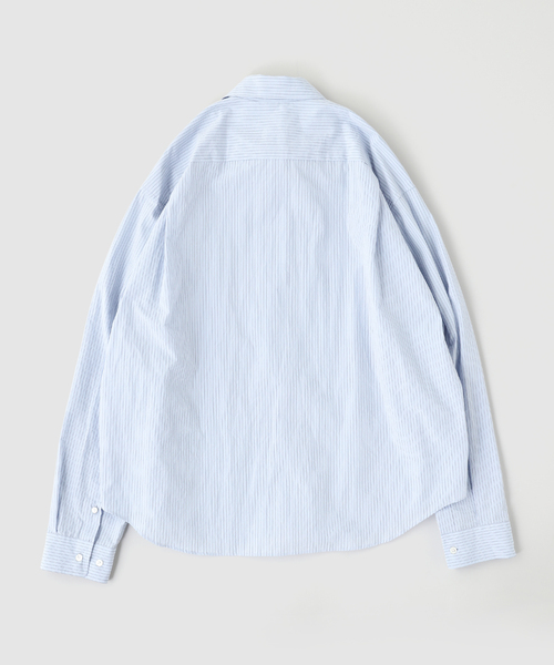 WISM(ウィズム)の「WISM ORIGINAL PRODUCT / ウィズムオリジナルプロダクト OVER FIT SHIRT(シャツ/ブラウス・メンズ・ブルー系その他/ホワイト・LARGE/MEDIUM)」の10枚目の写真