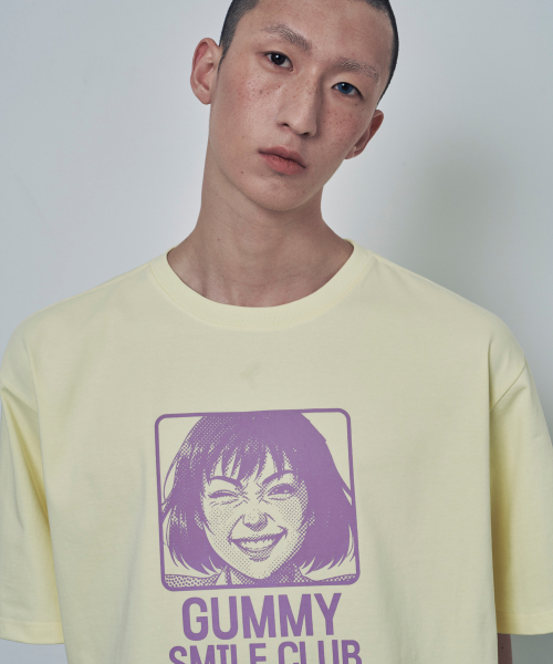 LOSERS CLUB(ルーザーズクラブ)の「GUMMY SMILE CLUB 半袖Tシャツ イエロー(Tシャツ/カットソー・レディース・その他・1(M)/2(L)/0)」の4枚目の写真