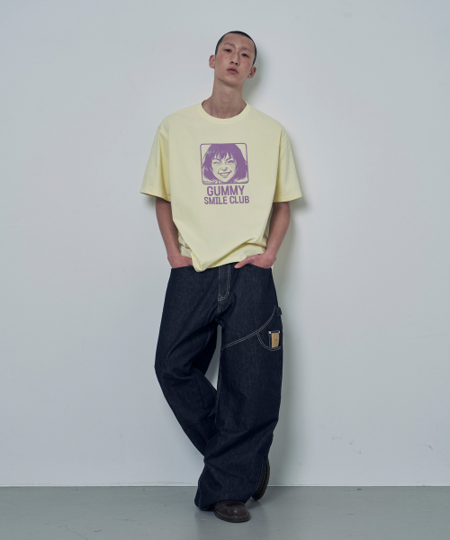 LOSERS CLUB(ルーザーズクラブ)の「GUMMY SMILE CLUB 半袖Tシャツ イエロー(Tシャツ/カットソー・レディース・その他・1(M)/2(L)/0)」の7枚目の写真
