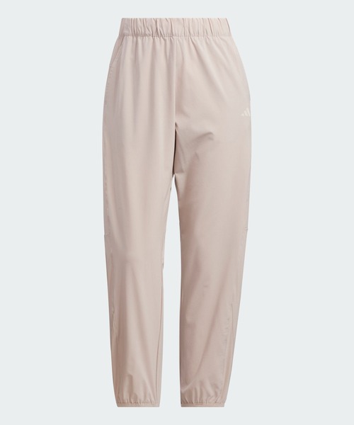 adidas(アディダス)の「トレーニング エッセンシャルズ プラス ルーズフィット ストレッチ ウーブン 9/10 テーパード パンツ / アディダス adidas(スウェットパンツ・レディース・ベージュ・X-LARGE/SMALL/MEDIUM/LARGE/XX-LARGE)」の6枚目の写真