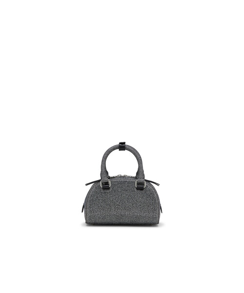 DIESEL(ディーゼル)の「ウィメンズ クロスボディバッグ 1DR DOME CROSSBODY(ショルダーバッグ・レディース・グレー・UNI)」の2枚目の写真