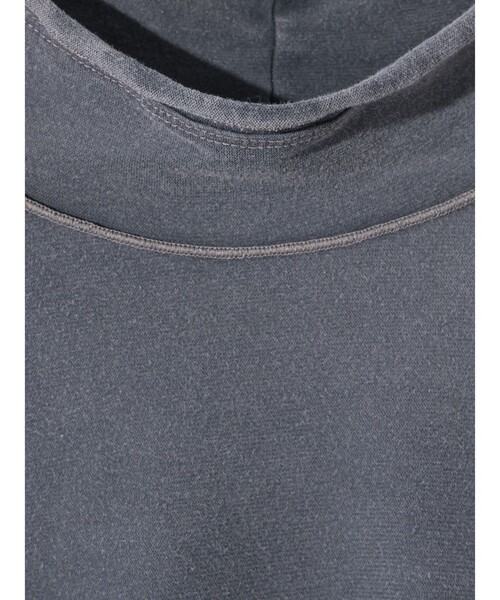 MIDIUMISOLID（ミディウミソリッド）の「MIDIUMISOLID for Ladies ピグメントハイネックインナー（Tシャツ/カットソー・レディース・ブラウン・FREE）」の8枚目の写真