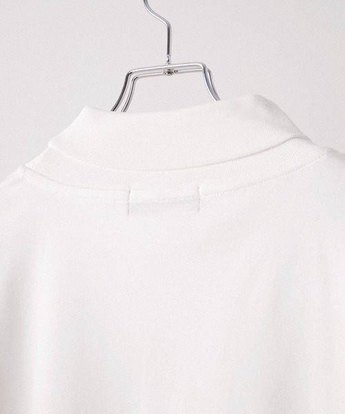 CLEL(クレイル)の「【CLEL】Giza Cotton Turtleneck T-Shirt / ギザコットン タートルネックTシャツ(ロンT/吸水速乾)(Tシャツ/カットソー・メンズ・ホワイト/ワインレッド/ブラック・S/XS/L/M)」の9枚目の写真