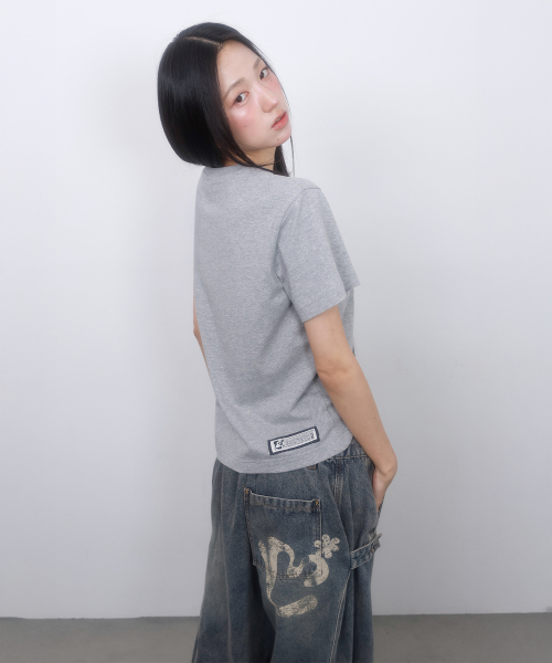 LMR(エルエムアール)の「ツーウェイバルーンウォッシングデニムパンツBLUE(デニムパンツ・レディース・ブルー・SMALL/MEDIUM)」の2枚目の写真