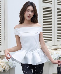 OFF SHOULDER DOCKING TOPS(オフショルダードッキングトップス)