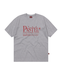 パステルTシャツ グレー