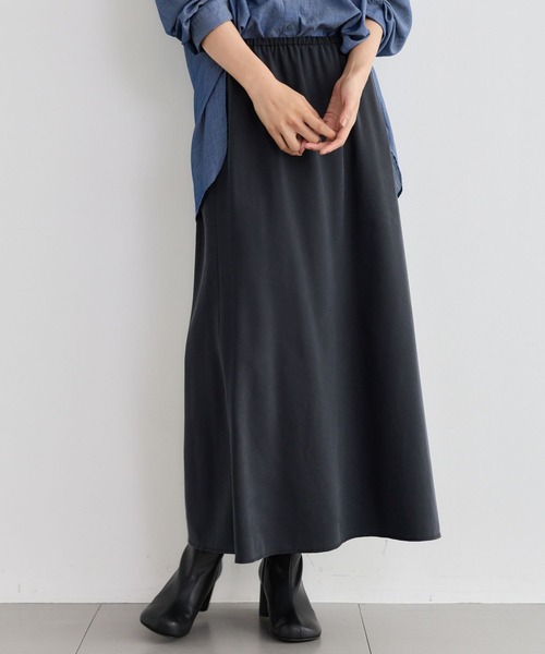 BARNYARDSTORM（バンヤードストーム）の「BARNYARDSTORM / フィブリルバイアススカート/JAPAN FABRIC（スカート・レディース・ブラック/カーキ・S/M）」の19枚目の写真