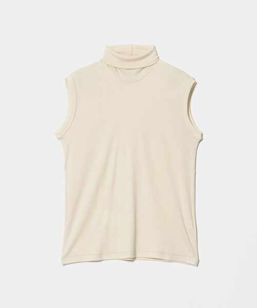 UNITED ARROWS(ユナイテッドアローズ)の「<GOOD PEOPLE GOOD STITCHING GOOD PRODUCT>コンフォート ノースリーブ ニット(タンクトップ・レディース・クリーム/ブラック・S)」の1枚目の写真