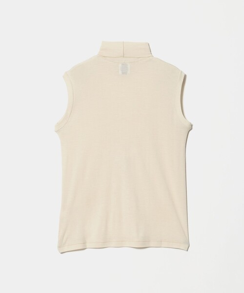 UNITED ARROWS(ユナイテッドアローズ)の「<GOOD PEOPLE GOOD STITCHING GOOD PRODUCT>コンフォート ノースリーブ ニット(タンクトップ・レディース・クリーム/ブラック・S)」の3枚目の写真