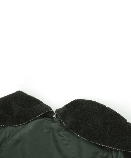 LUVISTRUE(ラヴイズトゥルー)の「RL FUR TRIM PATCH BOMBER JACKET(KHAKI)(ブルゾン・レディース・その他・FREE)」の5枚目の写真