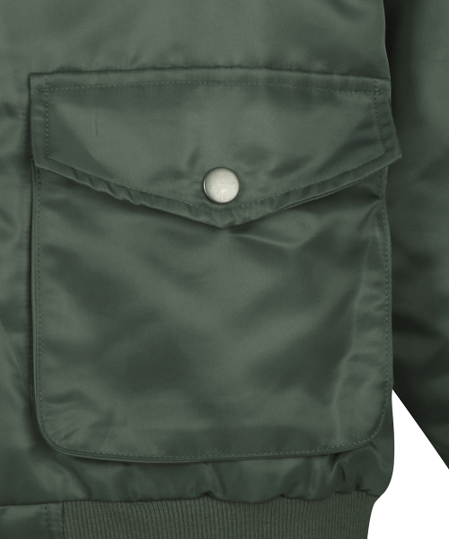 LUVISTRUE(ラヴイズトゥルー)の「RL FUR TRIM PATCH BOMBER JACKET(KHAKI)(ブルゾン・レディース・その他・FREE)」の6枚目の写真