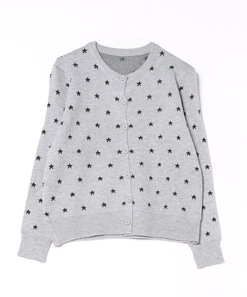 AsRiRe(アスリレイ)の「26aw 三色展開/スターモチーフ総柄コンパクトニットカーディガン(カーディガン/ボレロ・レディース・ダークグレー/ブルー/ライトグレー・M)」の20枚目の写真