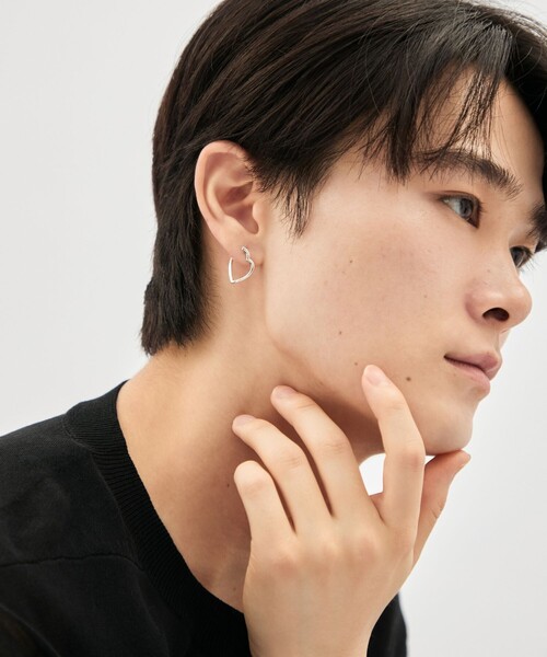 Jouete（ジュエッテ）の「[サークルピアス] ハート（ピアス（両耳用）・レディース・シルバー・FREE）」の7枚目の写真