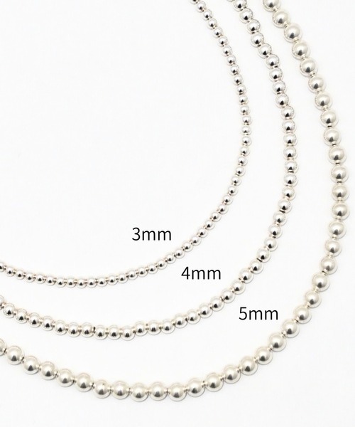 ERICKA NICOLAS BEGAY(エリッカ ニコラス ビゲイ)の「【ERICKA NICOLAS BEGAY】 NAVAJO PEARL NECKLACE / 4-40(ネックレス・メンズ・シルバー系1・40cm)」の4枚目の写真