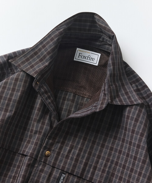 Foxfire(フォックスファイヤー)の「Foxfire/フォックスファイヤー 別注 フィッシングポケット ロングスリーブ スピンドルシャツ(シャツ/ブラウス・メンズ・ライトグレー/ベージュ/ブラウン/グリーン・MEDIUM/LARGE)」の10枚目の写真