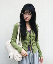 [INT][POUCH SET] Tubby roll bag_Corduroy Ivory