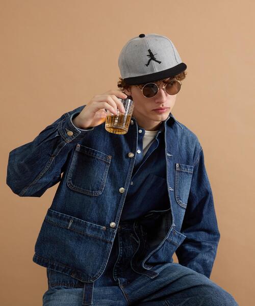 40ct&525(フォーティーカラッツアンドゴーニーゴ)の「【525DENIM】14ozデニム カバーオール(デニムジャケット・メンズ・ブルー系その他/ネイビー・02/03/04)」の9枚目の写真