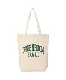 【GREENROOM / グリーンルーム】COLLAGE LOGO CAMPUS TOTE BAG