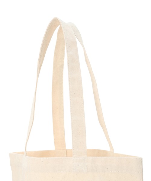 GREENROOM(グリーンルーム)の「【GREENROOM / グリーンルーム】COLLAGE LOGO CAMPUS TOTE BAG(トートバッグ・メンズ・ネイビー×ホワイト/ナチュラル・FREE)」の6枚目の写真