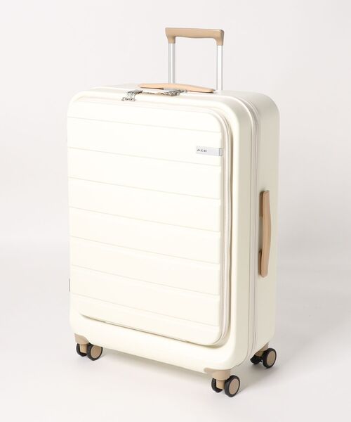 ACE(エース)の「ACE/エース スーツケース フレットボード 7泊 75L 5.2kg 05435(スーツケース/キャリーバッグ・レディース・ネイビー/グレー系その他/テラコッタ/アイボリー/カーキ/ブラック・FREE)」の4枚目の写真