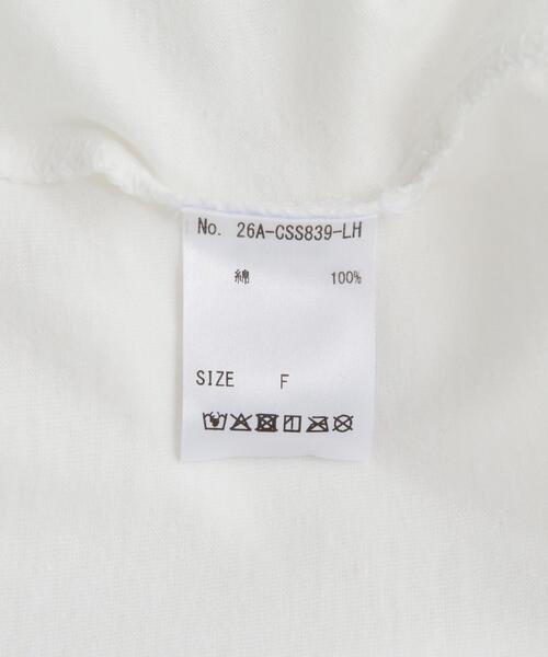 SIS（エスアイエス）の「SIS/エスアイエス/GRAPHIC T-SHIRT 2（Tシャツ/カットソー・レディース・ホワイト/ブラック・F）」の11枚目の写真