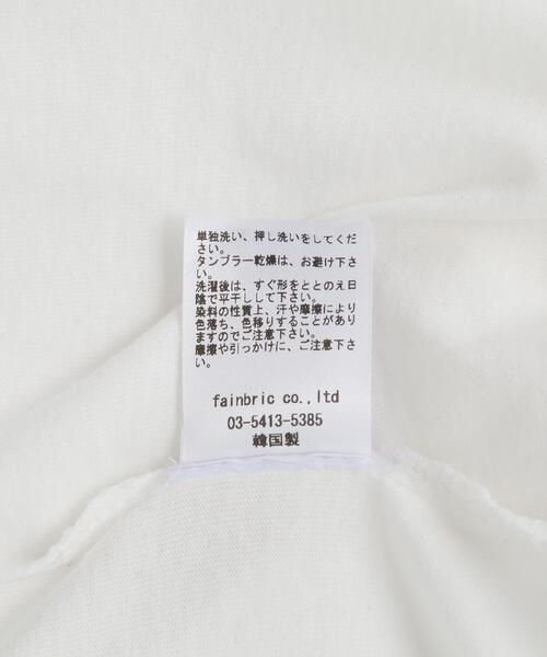 SIS（エスアイエス）の「SIS/エスアイエス/GRAPHIC T-SHIRT 2（Tシャツ/カットソー・レディース・ホワイト/ブラック・F）」の12枚目の写真