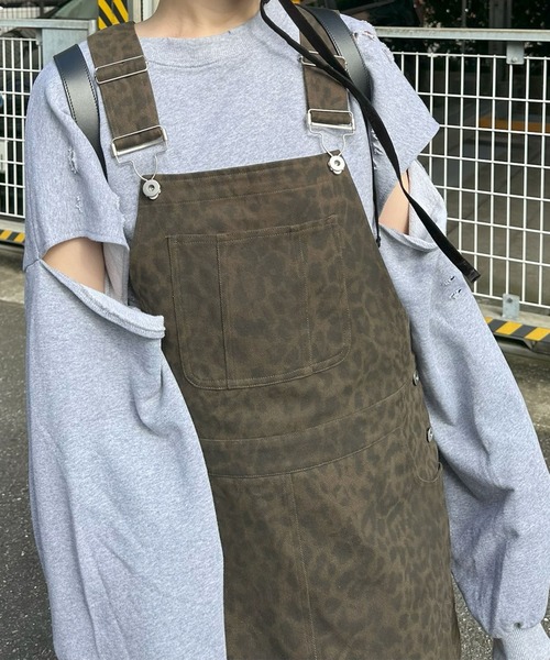 Alley Tokyo(アリートーキョー)の「アニマル柄サロスカとパンツのセット(サロペット/オーバーオール・レディース・アニマル/レオパード・FREE)」の13枚目の写真