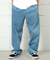 Cookman クックマン シェフパンツ Chef Pants Semiwide Corduroy Blue Gray