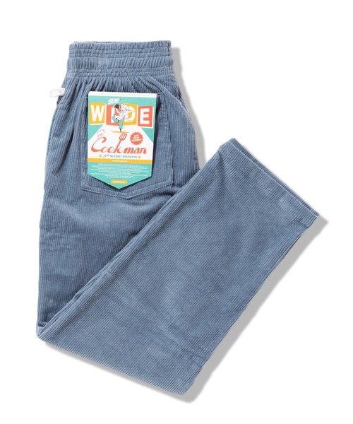 COOKMAN(クックマン)の「Cookman クックマン シェフパンツ Chef Pants Semiwide Corduroy Blue Gray(その他パンツ・メンズ・ブルー・MEDIUM/LARGE)」の4枚目の写真