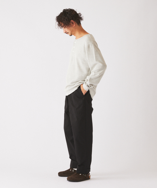 JOURNAL STANDARD relume(ジャーナルスタンダード レリューム)の「ヴァリアス ワッフル ヘンリーネック(Tシャツ/カットソー・メンズ・ホワイト/ライトグレー/ブラック/ライトイエロー・SMALL/MEDIUM/LARGE)」の14枚目の写真