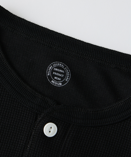 JOURNAL STANDARD relume(ジャーナルスタンダード レリューム)の「ヴァリアス ワッフル ヘンリーネック(Tシャツ/カットソー・メンズ・ホワイト/ライトグレー/ブラック/ライトイエロー・SMALL/MEDIUM/LARGE)」の21枚目の写真