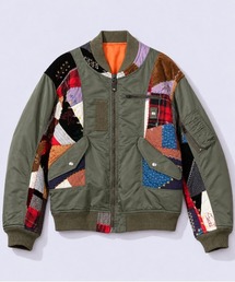 【KHOKI】Quilt bomber jacket