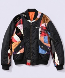 【KHOKI】Quilt bomber jacket