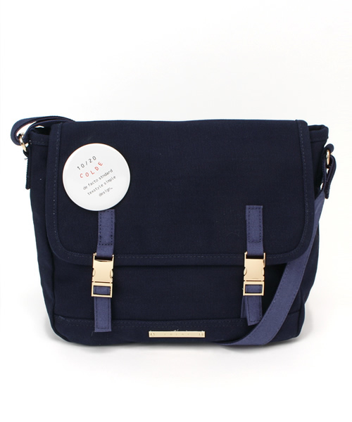 LBC（エルビーシー）の「COLDE ハンプカブセショルダー      （ショルダーバッグ・レディース・ネイビー/オフホワイト/グレー・ONE SIZE）」の3枚目の写真