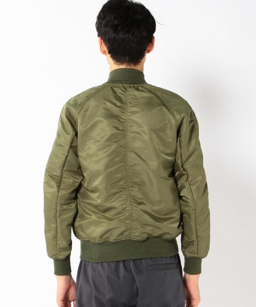 coen（コーエン）の「ナイロンツイルMA-1（MA-1・メンズ・ブラック/オリーブ・SMALL/MEDIUM/X-LARGE/LARGE）」の9枚目の写真