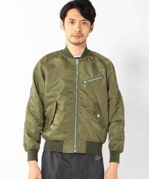 coen（コーエン）の「ナイロンツイルMA-1（MA-1・メンズ・ブラック/オリーブ・SMALL/MEDIUM/X-LARGE/LARGE）」の10枚目の写真