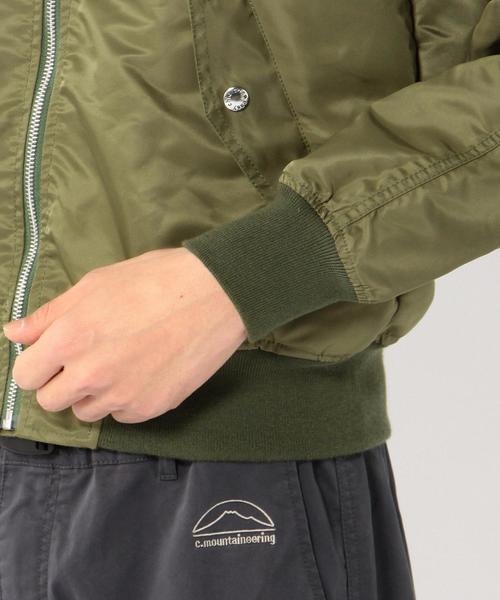 coen（コーエン）の「ナイロンツイルMA-1（MA-1・メンズ・ブラック/オリーブ・SMALL/MEDIUM/X-LARGE/LARGE）」の4枚目の写真